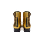 Saint Laurent Gold Leather Boot SA-4788659-EU35/US5