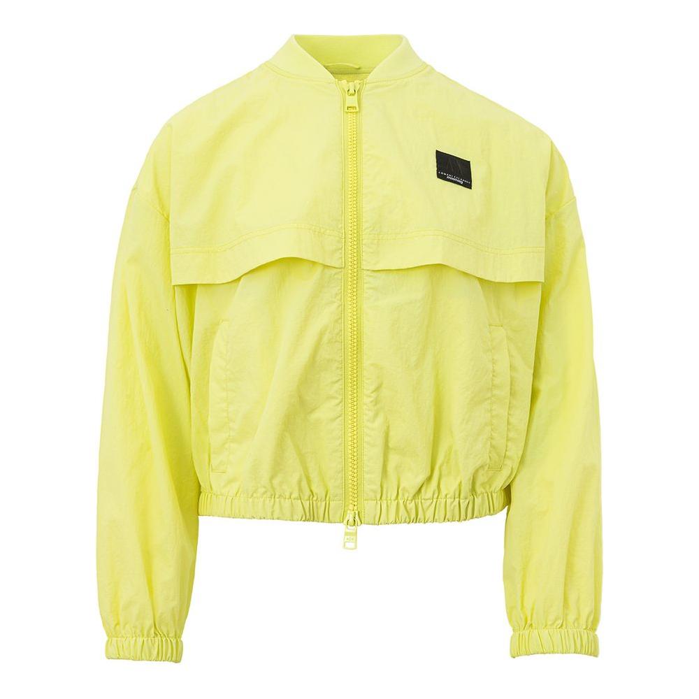 Armani Exchange Chic Yellow Polyamide Jacket for Women AR-4003669-S