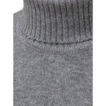 Cruciani Gray Cashmere Turtleneck CR-8746662-IT52 | XL