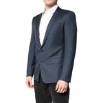 Dolce & Gabbana Blue Single Breasted Men Coat MARTINI Blazer JKT41477-48