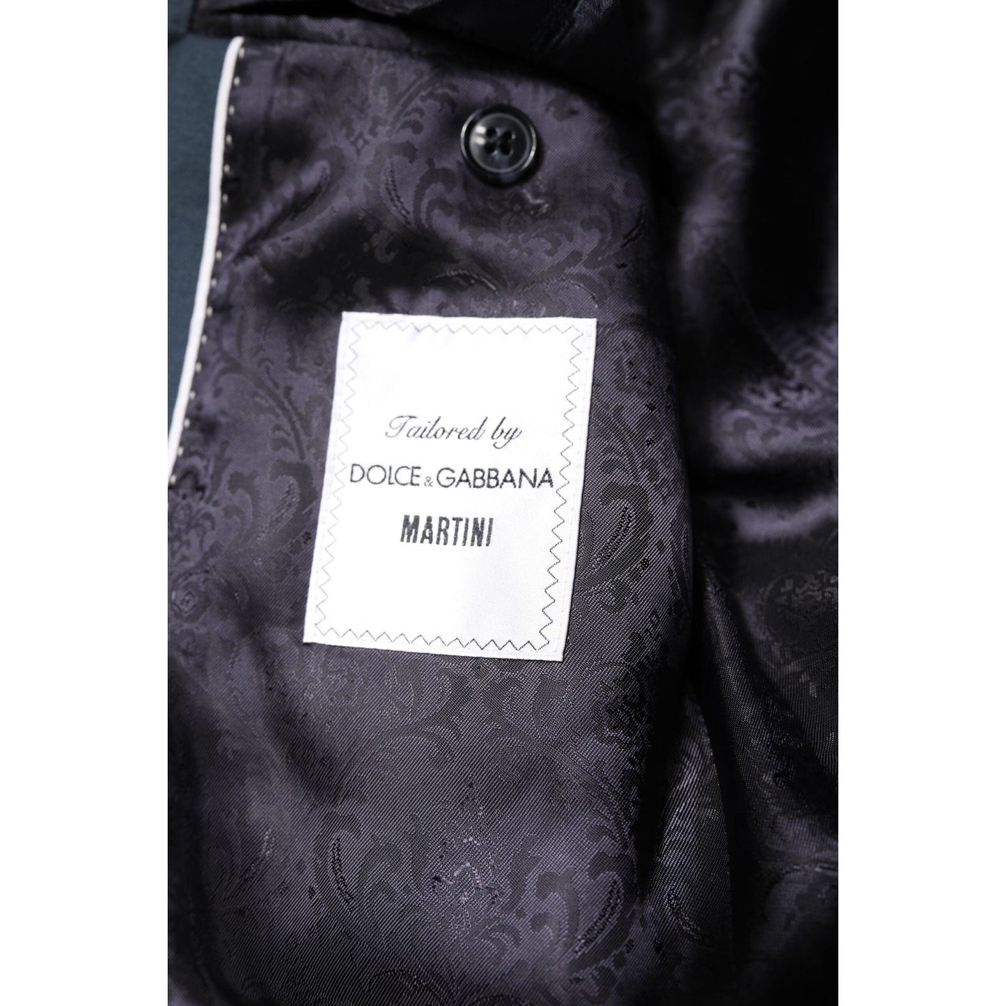 Dolce & Gabbana Blue Single Breasted Men Coat MARTINI Blazer JKT41477-48