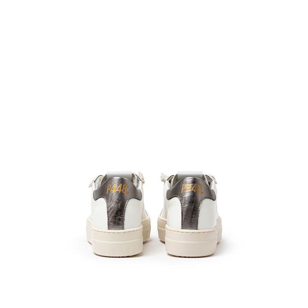 P448 White Leather Sneaker P-8012666-EU36/US6