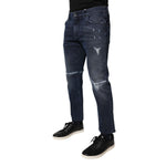 Dolce & Gabbana Blue Cotton Stretch Skinny Men Denim Jeans PAN75874-50