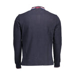 U.S. POLO ASSN. Blue Cotton Men Polo Shirt US-16930-XXL