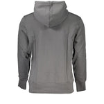 Calvin Klein Elegant Gray Hooded Sweatshirt CA-27210-S