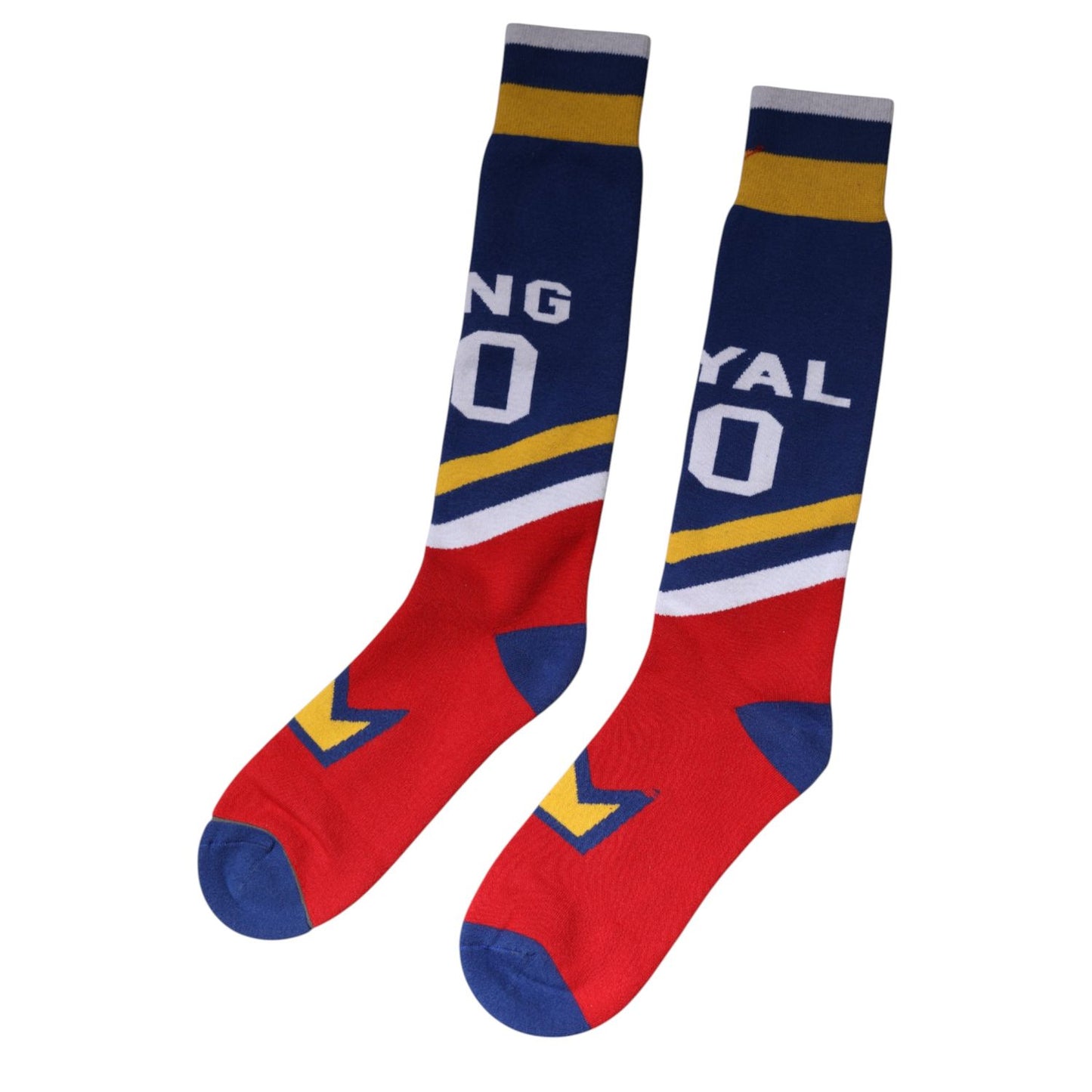 Dolce & Gabbana Multicolor Cotton Stretch Over Calf Socks Dolce & Gabbana