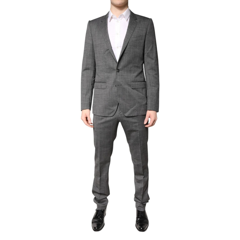 Dolce & Gabbana Gray Wool Single Breasted 2 Piece Suit KOS2306-48