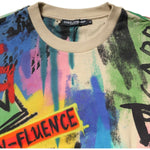 Dolce & Gabbana Multicolor Print Cotton Pullover Sweater TSH878506-40