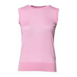 Dolce & Gabbana Pink Cashmere Round Neck Sleeveless Tank Top TSH878585-36