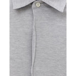 Corneliani Gray Cotton Shirt CO-8466662-IT48 | M