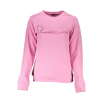 Cavalli Class Pink Cotton Sweater CA-26821-XS