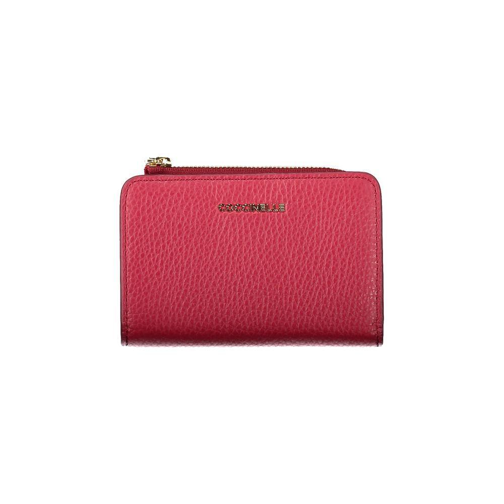 Coccinelle Red Leather Women Wallet 1728,67403481248,Bags,Coccinelle,New with tags,Red,Wallets - Women - Bags,Women,Women - Bags Coccinelle CO-34874