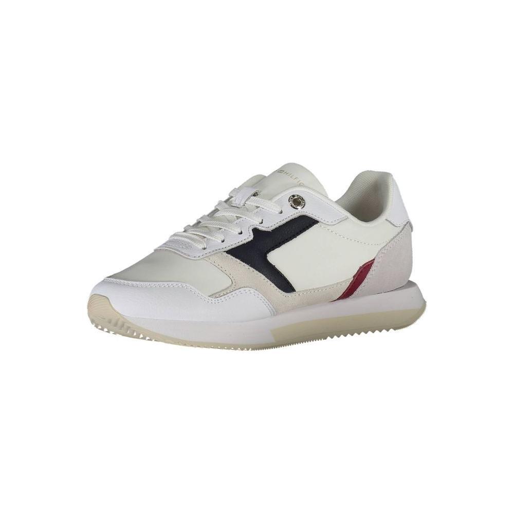 Tommy Hilfiger White Leather Women Sneaker TO-20369-EU37/US7