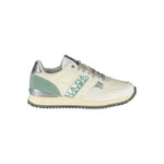 Napapijri Chic White Lace-Up Sports Sneakers with Contrast Detail NA-23090-EU38/US8