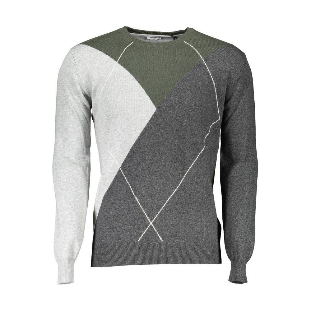U.S. POLO ASSN. Gray Wool Men Sweater US-6861-XXL