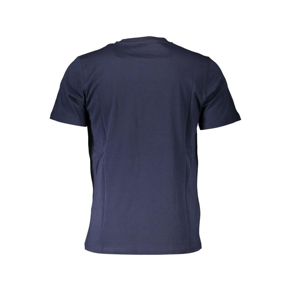 North Sails Blue Cotton Men T-Shirt NO-37133-S
