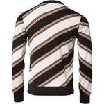 Dolce & Gabbana Multicolor Stripes Crew Neck Pullover Sweater TSH90522-48