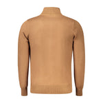 Coveri Moving Brown Viscose Men Cardigan CO-33056-XL