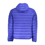 Norway 1963 Chic Blue Polyamide Hooded Jacket NO-23314-XXL