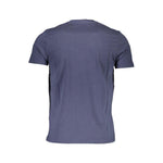 North Sails Blue Cotton Men T-Shirt NO-37059-XL
