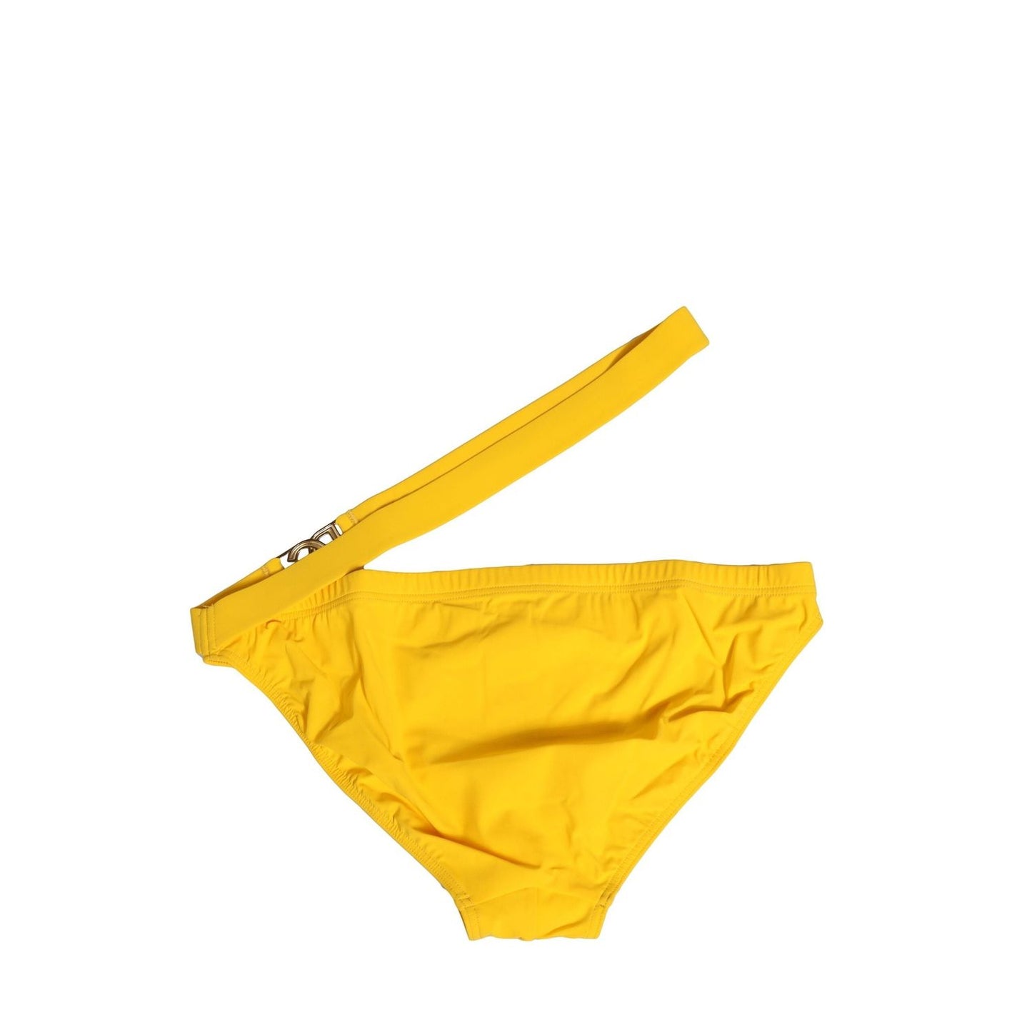 Dolce & Gabbana Yellow Waistband Logo Beachwear Brief Swimwear BIK1267-4