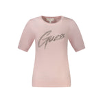Guess Jeans Pink Viscose Women Sweater GU-33264-XS