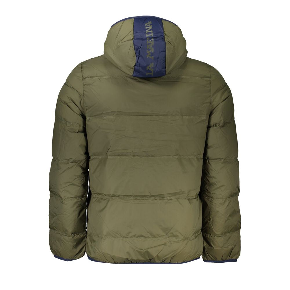 La Martina Green Polyamide Jackets & Coat