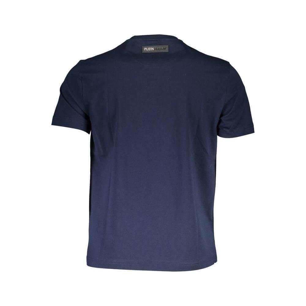 Plein Sport Blue Cotton Men T-Shirt PL-37223-L