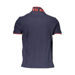 North Sails Blue Cotton Men Polo Shirt NO-38018-M