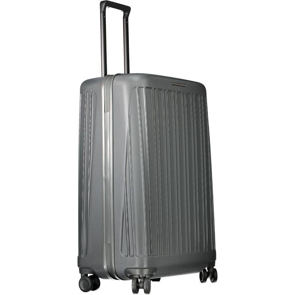 Piquadro Gray Polycarbonate Men Luggage