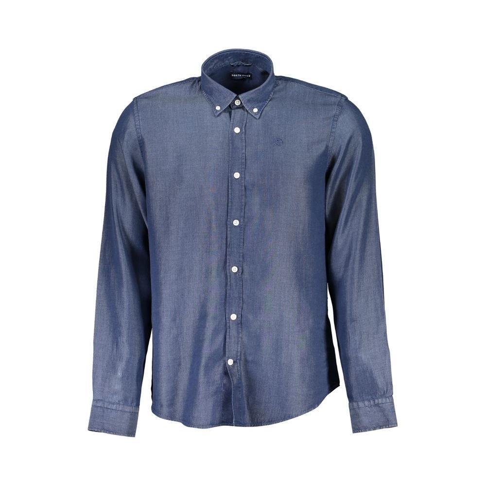 North Sails Blue Lyocell Shirt NO-29718-S