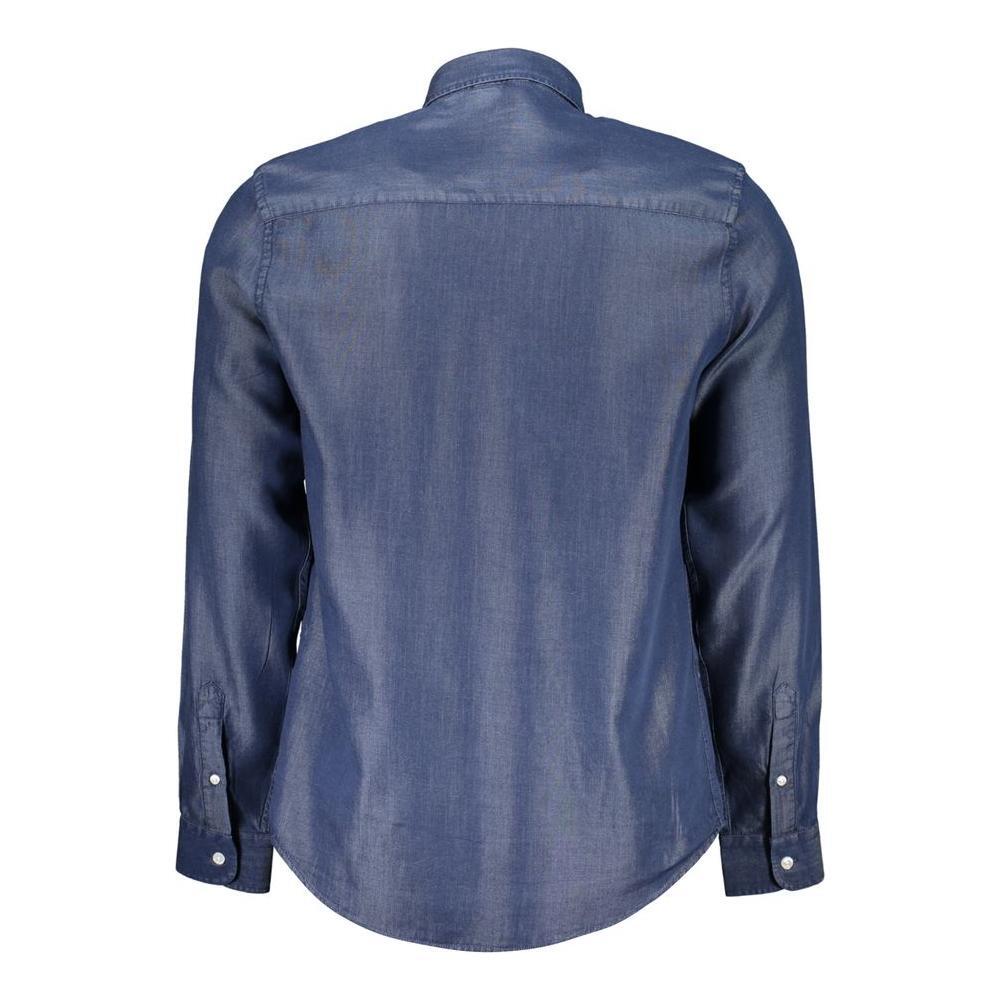North Sails Blue Lyocell Shirt NO-29718-S