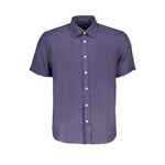North Sails Blue Linen Shirt NO-29868-M