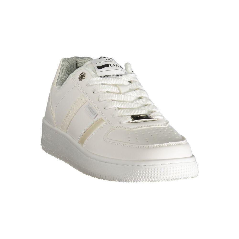 Gas White Polyester Women Sneaker GA-38560-EU41/US11