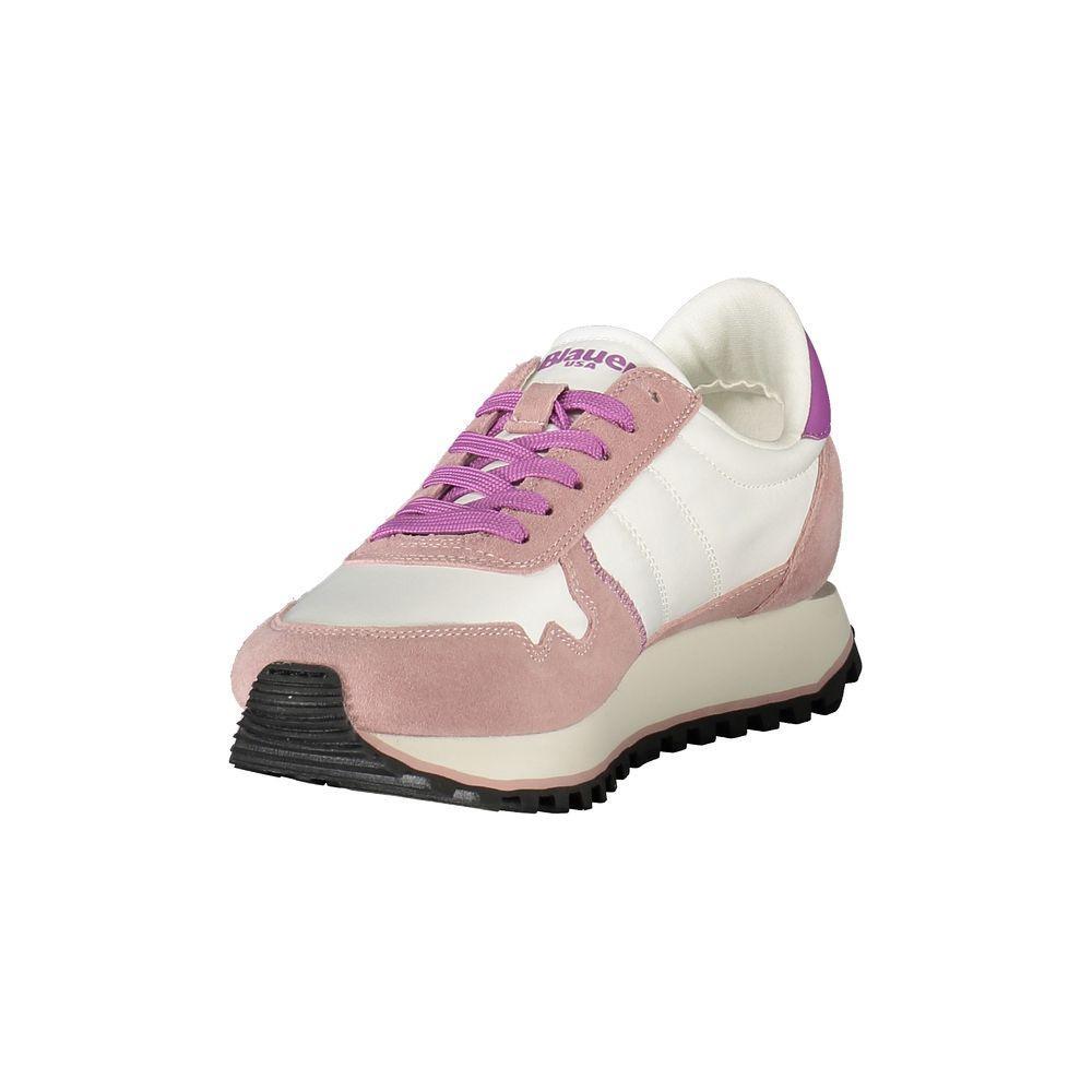 Blauer White Leather Women Sneaker BL-38641-EU37/US7