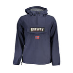 Norway 1963 Sleek Soft Shell Hooded Jacket in Bold Blue NO-25574-XL