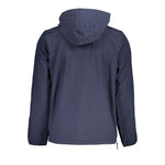 Norway 1963 Sleek Soft Shell Hooded Jacket in Bold Blue NO-25574-XL