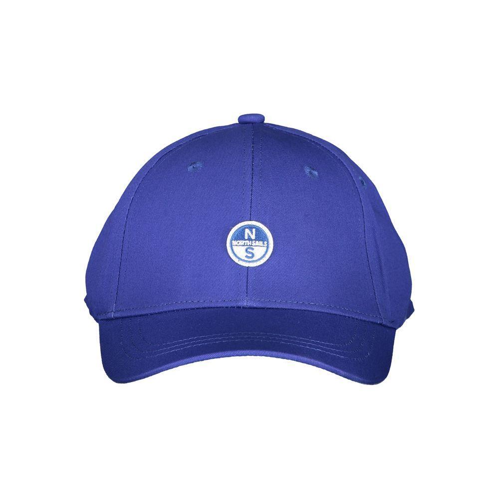 North Sails Blue Cotton Men Cap NO-35028-S