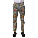 Dolce & Gabbana Multicolor Striped Crown Pants PAN74708-44