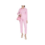 Balmain Pink Cotton Jeans & Pant BA-15519-IT38|XS