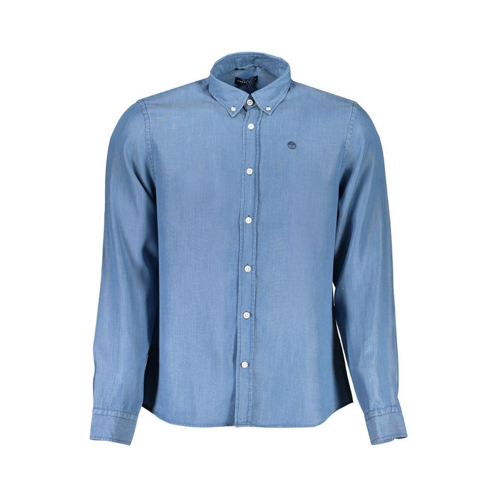 North Sails Blue Lyocell Shirt NO-29731-S