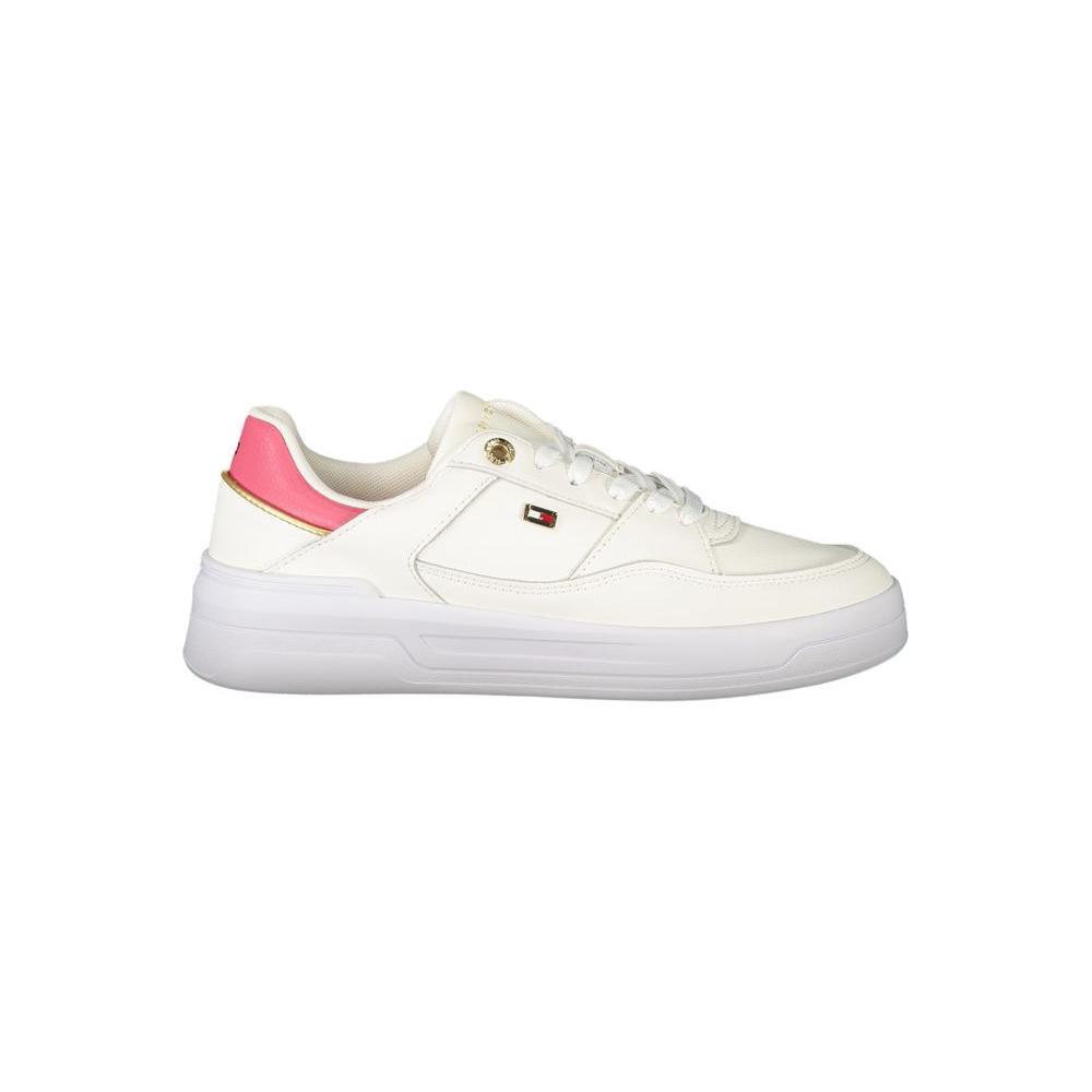 Tommy Hilfiger White Polyethylene Women Sneaker TO-33539-EU36/US6