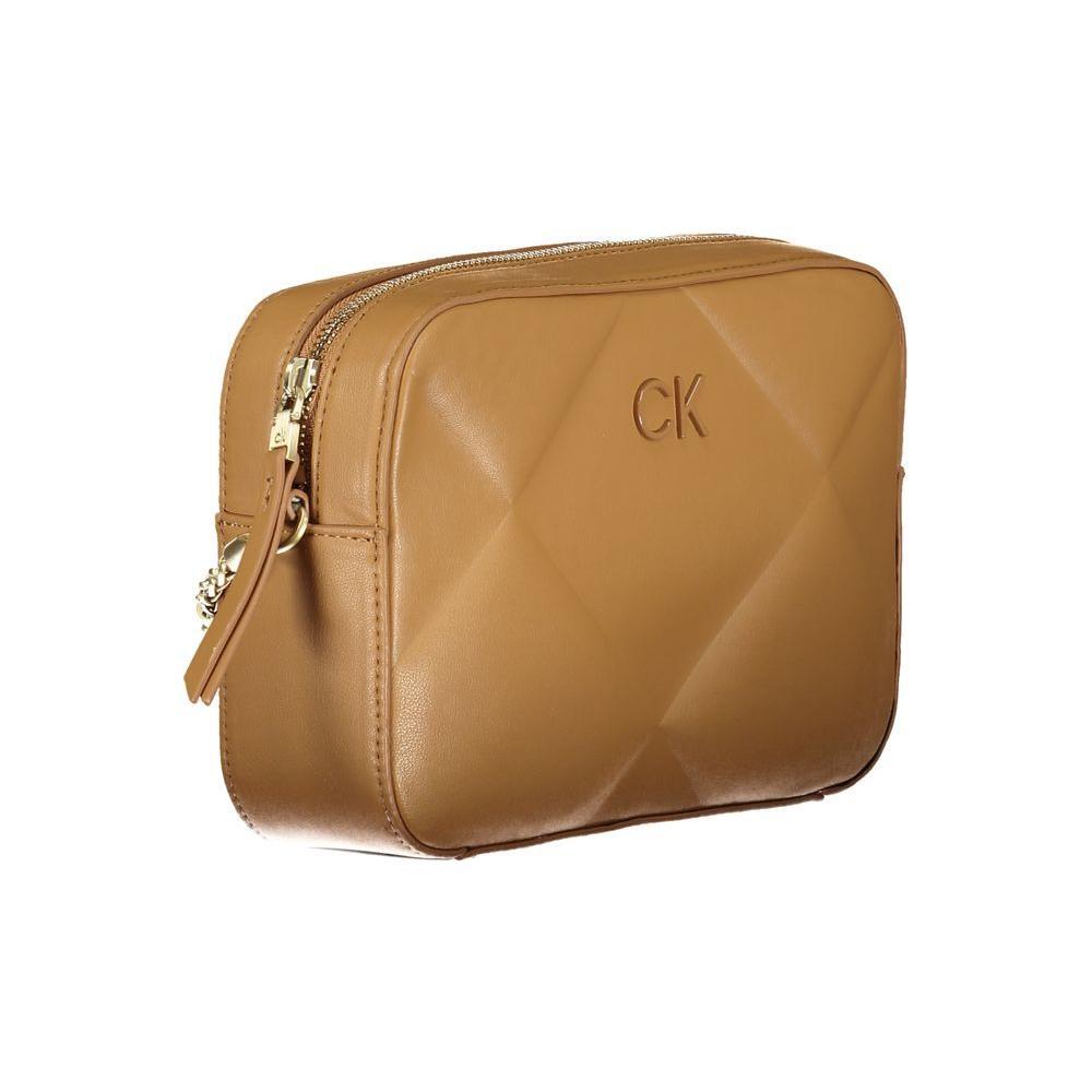 Calvin Klein Brown Polyester Handbag CA-25957