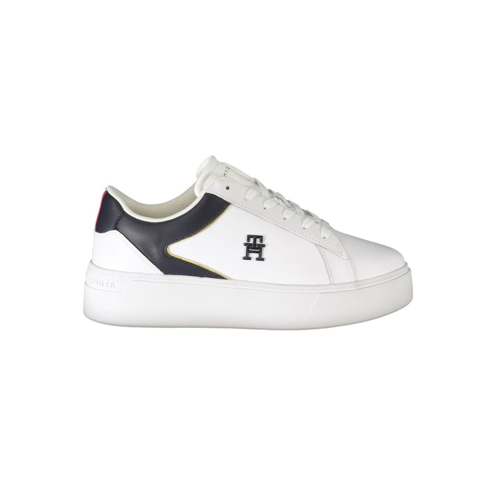 Tommy Hilfiger White Polyester Sneaker TO-29640-EU37/US7
