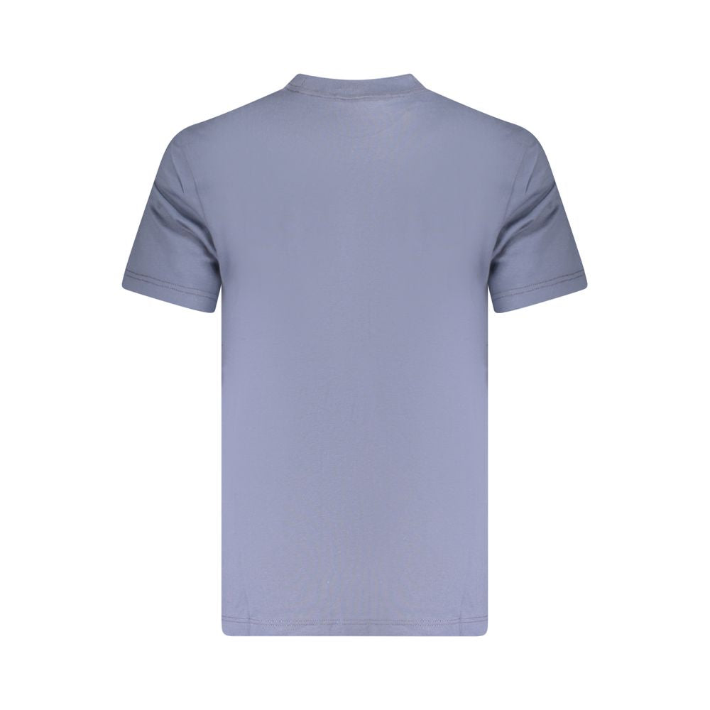 Calvin Klein Blue Cotton Men T-Shirt CA-36279-XL