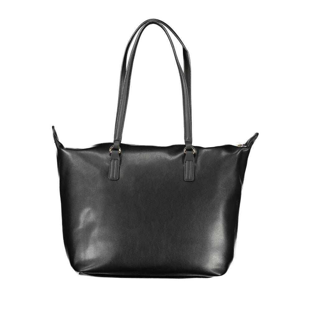 Tommy Hilfiger Black Polyester Handbag TO-27572
