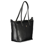 Tommy Hilfiger Black Polyester Handbag TO-27572