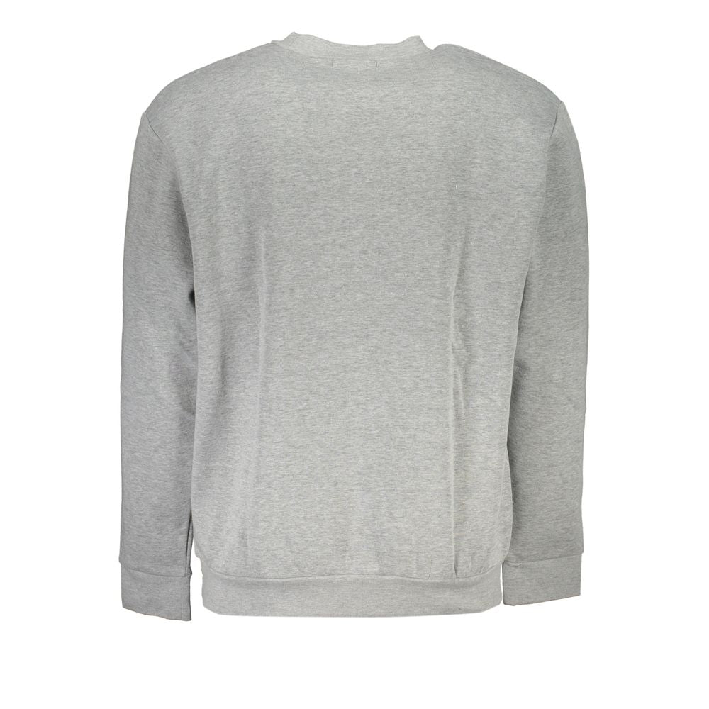Cavalli Class Elegant Gray Crew Neck Designer Sweatshirt CA-28866-S