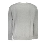 Cavalli Class Elegant Gray Crew Neck Designer Sweatshirt CA-28866-S