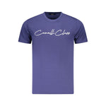 Cavalli Class Blue Cotton Men T-Shirt